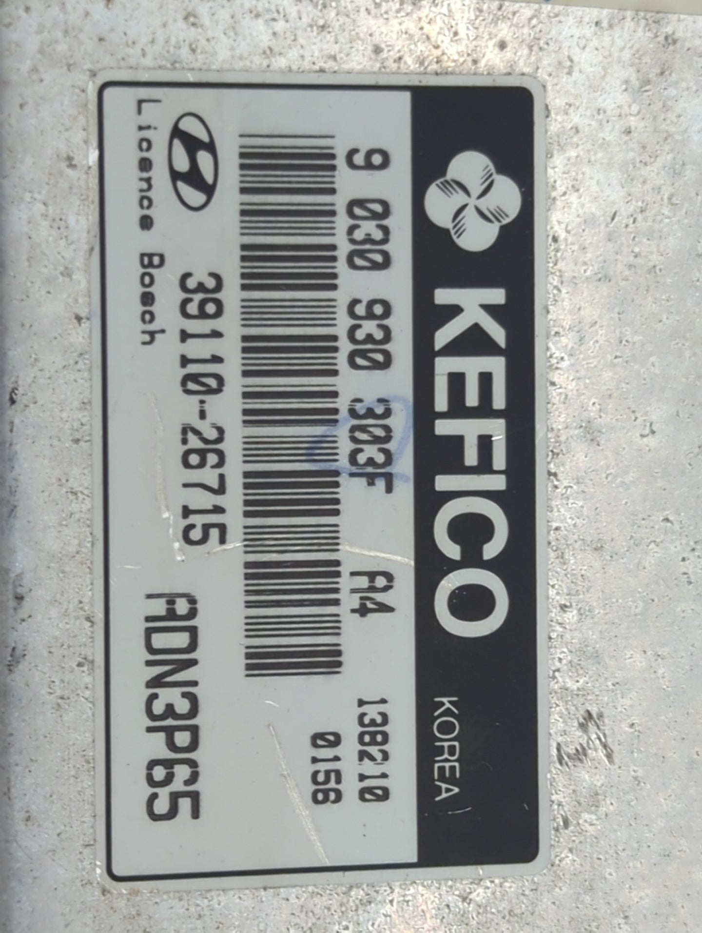 2023 Hyundai Accent PCM Engine Control Computer ECU ECM PCU OEM P/N:39110-26715 Fits OEM Used Auto Parts - Oemusedautoparts1