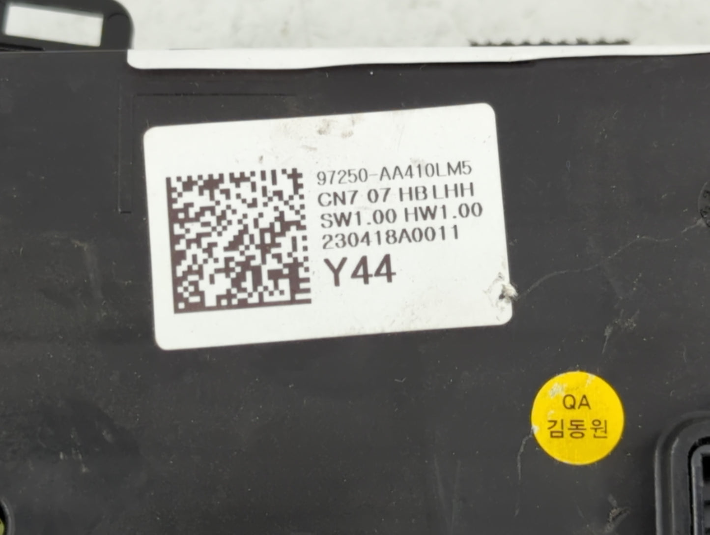 2021-2022 Hyundai Elantra Climate Control Module Temperature AC/Heater Replacement P/N:97250-AA410LM5 Fits Fits 2021 2022 OE