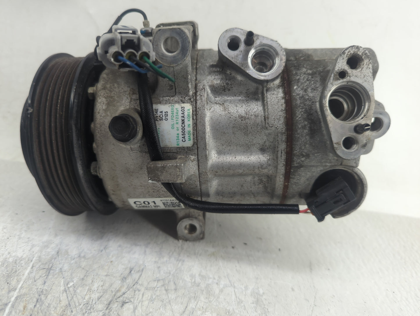 2021-2022 Hyundai Elantra Air Conditioning A/c Ac Compressor Oem - Oemusedautoparts1.com