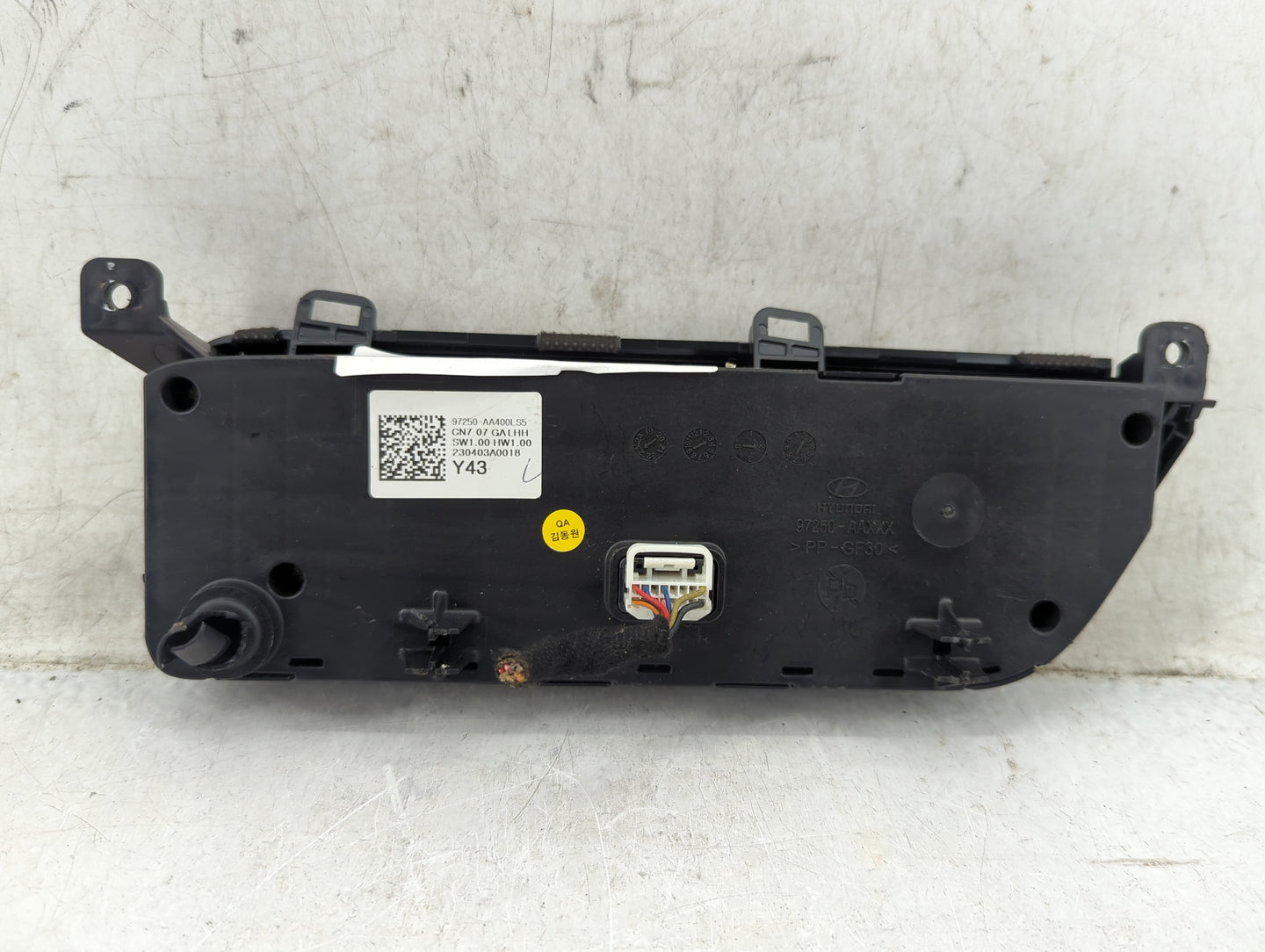 2021-2022 Hyundai Elantra Climate Control Module Temperature AC/Heater Replacement P/N:97250-AA400LS5 Fits Fits 2021 2022 OE