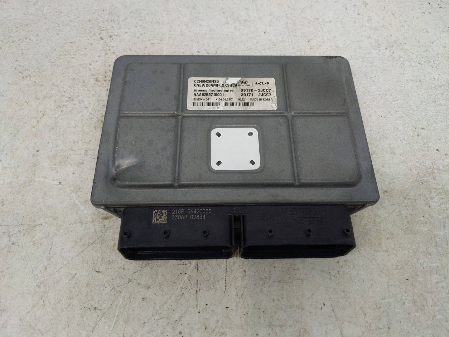 2023 Hyundai Elantra PCM Engine Control Computer ECU ECM PCU OEM P/N:39171-2JCC7 39170-2JCC7 Fits OEM Used Auto Parts - Oemu