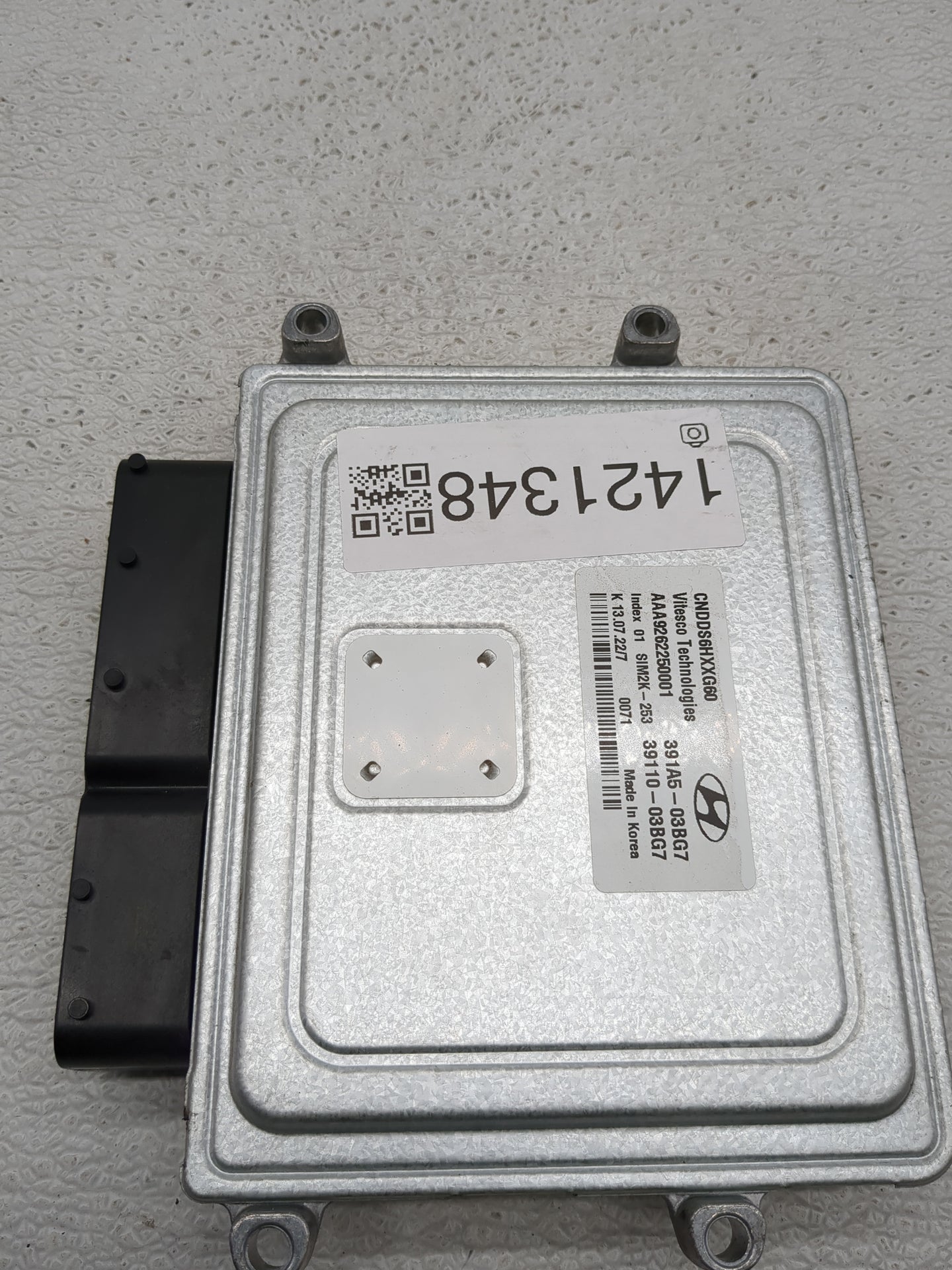 2021-2022 Hyundai Elantra PCM Engine Control Computer ECU ECM PCU OEM P/N:39110-03BG7 391A5-03BG7 Fits Fits 2021 2022 OEM Us