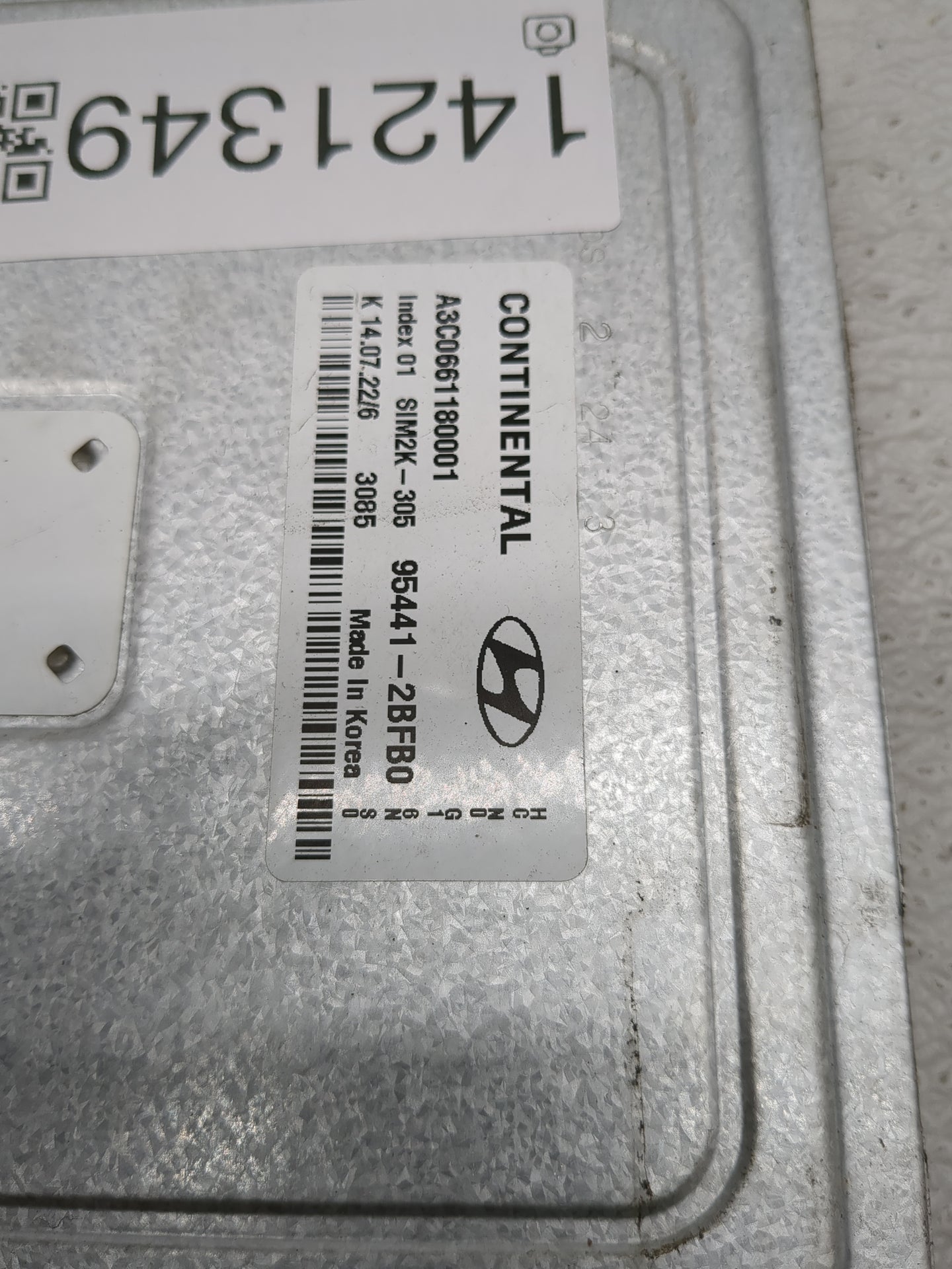 2023 Hyundai Elantra PCM Engine Control Computer ECU ECM PCU OEM P/N:95441-2BFB0 Fits OEM Used Auto Parts - Oemusedautoparts