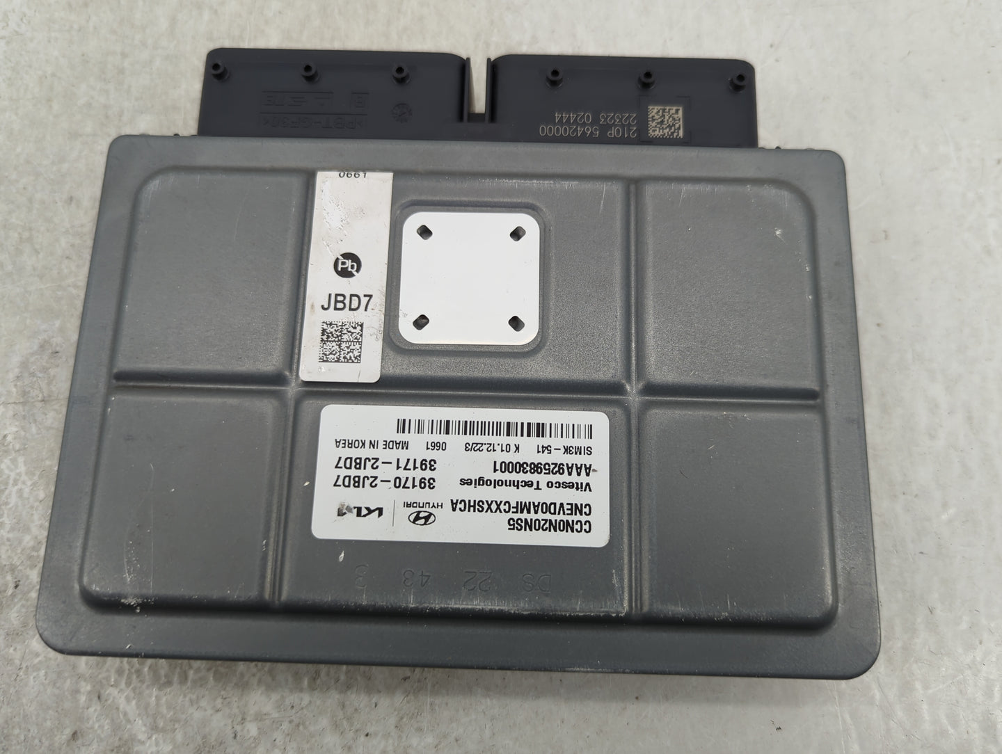 2023 Hyundai Elantra PCM Engine Control Computer ECU ECM PCU OEM P/N:39170-2JBD7 CNEVD0AMFCXXSHCA, CCN0N20NS5, 39171-2JBD7 F