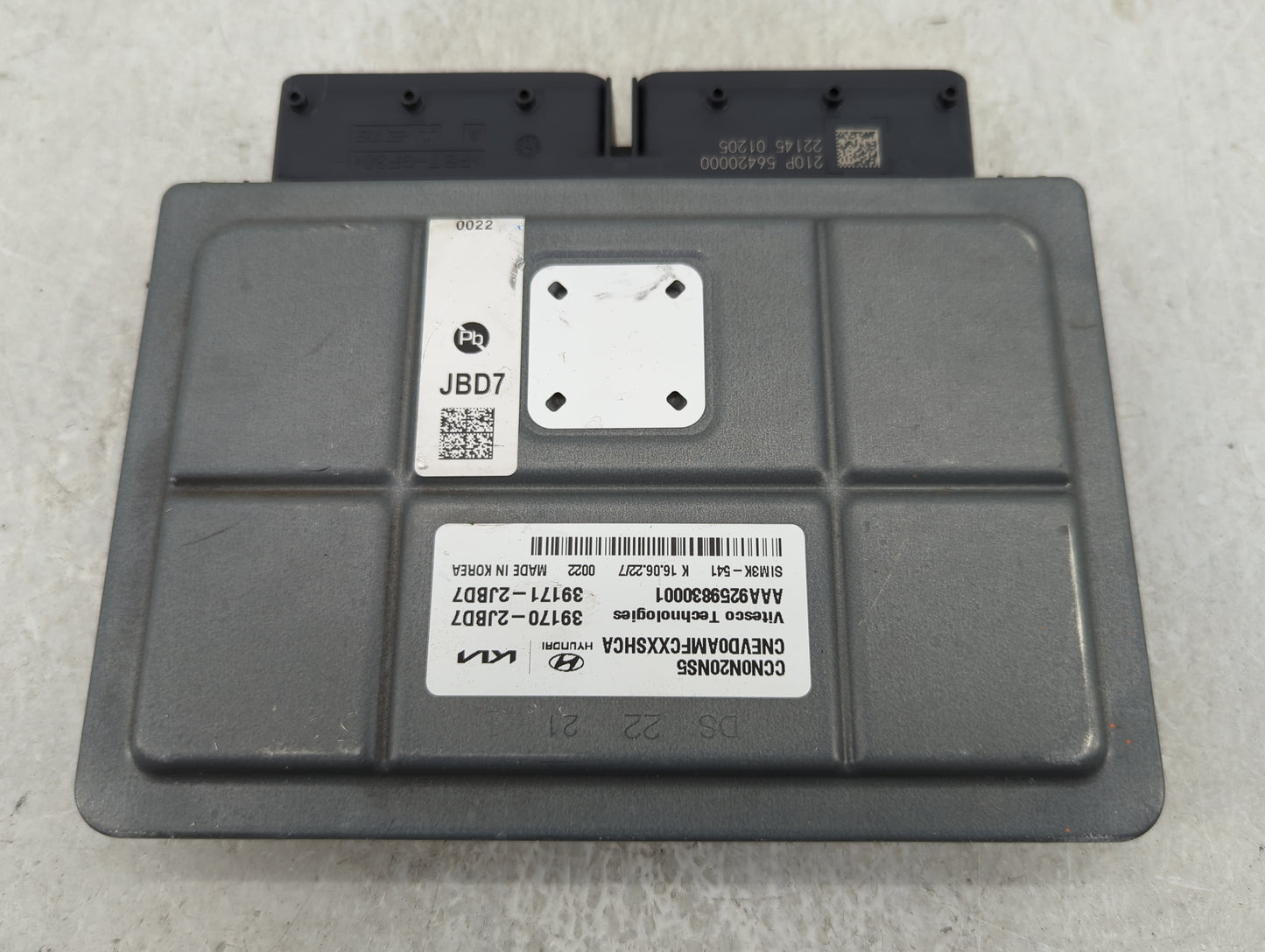 2023 Hyundai Elantra PCM Engine Control Computer ECU ECM PCU OEM P/N:39171-2JBD7 39170-2JBD7 Fits OEM Used Auto Parts - Oemu