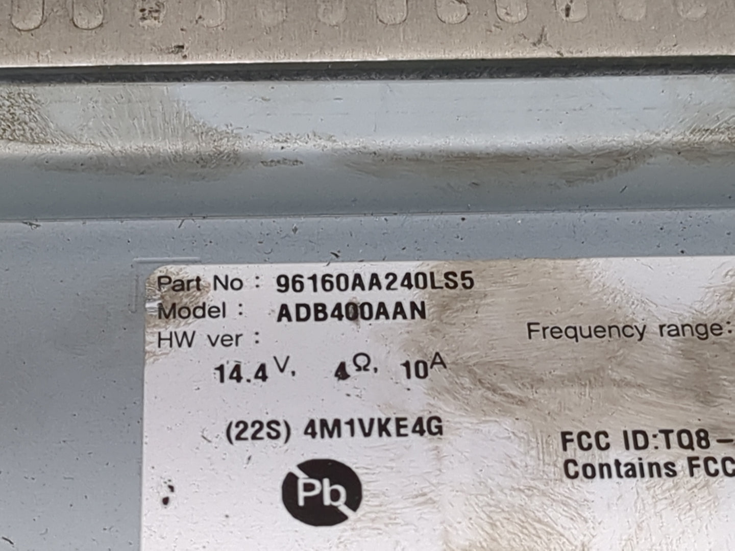 2021-2022 Hyundai Elantra Radio AM FM Cd Player Receiver Replacement P/N:96160AA240LS5 ADB400AAN Fits Fits 2021 2022 OEM Use