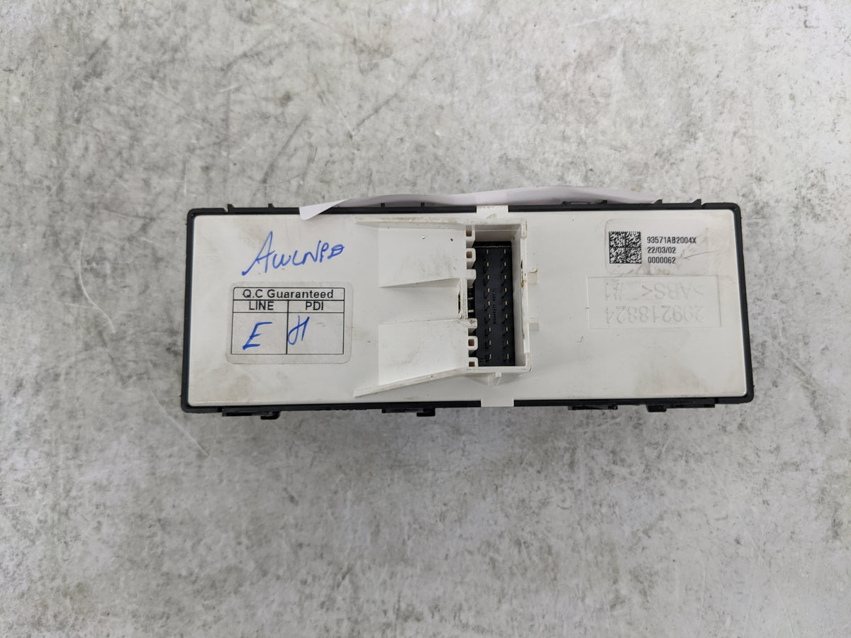 2021-2022 Hyundai Elantra Master Power Window Switch Replacement Driver Side Left P/N:93571AB2004X Fits Fits 2021 2022 OEM U