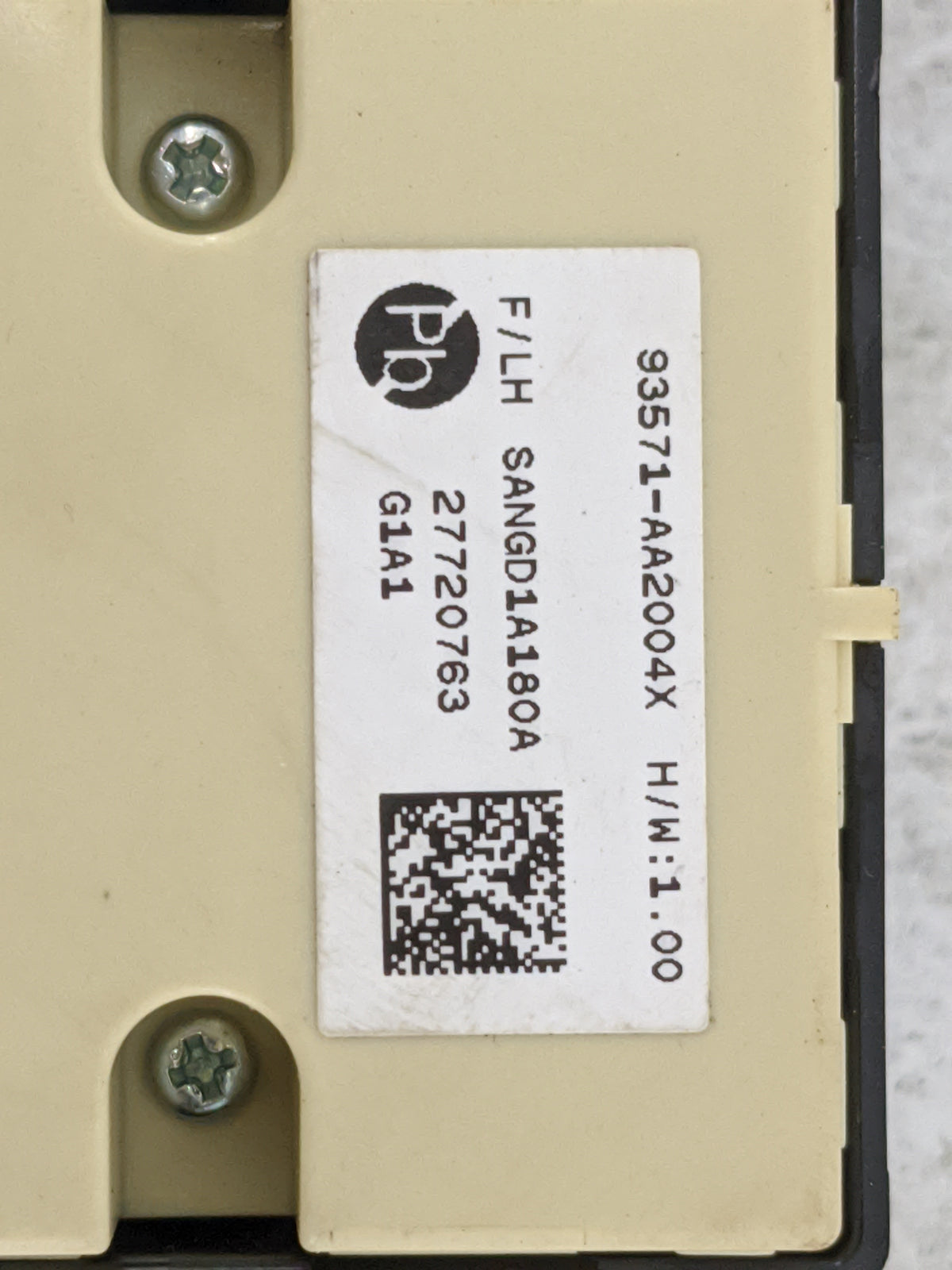 2021-2022 Hyundai Elantra Master Power Window Switch Replacement Driver Side Left P/N:93571-AA2004X SANGD1A180A Fits OEM Use