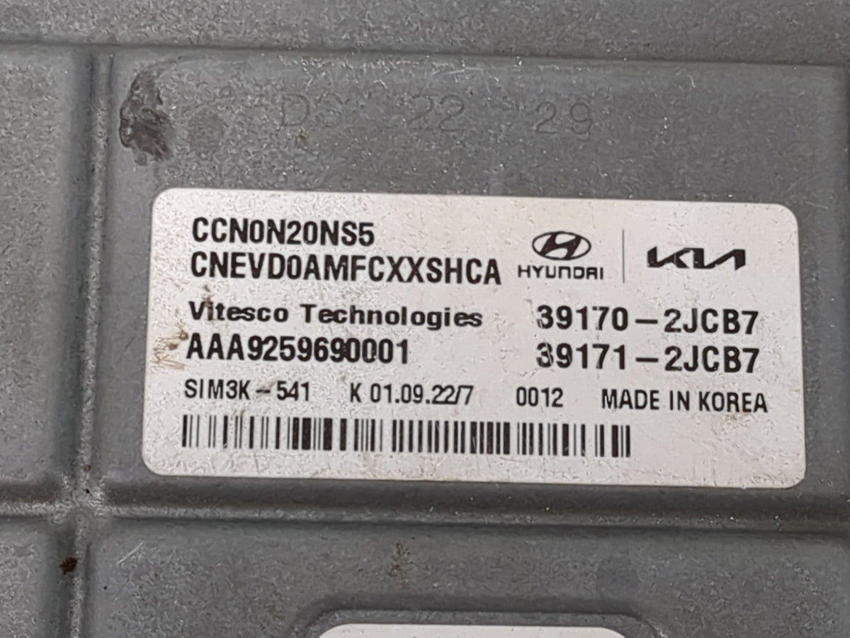2023 Hyundai Elantra PCM Engine Control Computer ECU ECM PCU OEM P/N:39170-2JCB7 39171-2JCB7, CNEVD0AMFCXXSHCA, CCN0N20NS5 F