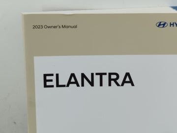 2023 Hyundai Elantra Owners Manual Book Guide P/N:POAO-EU33I OEM Used Auto Parts