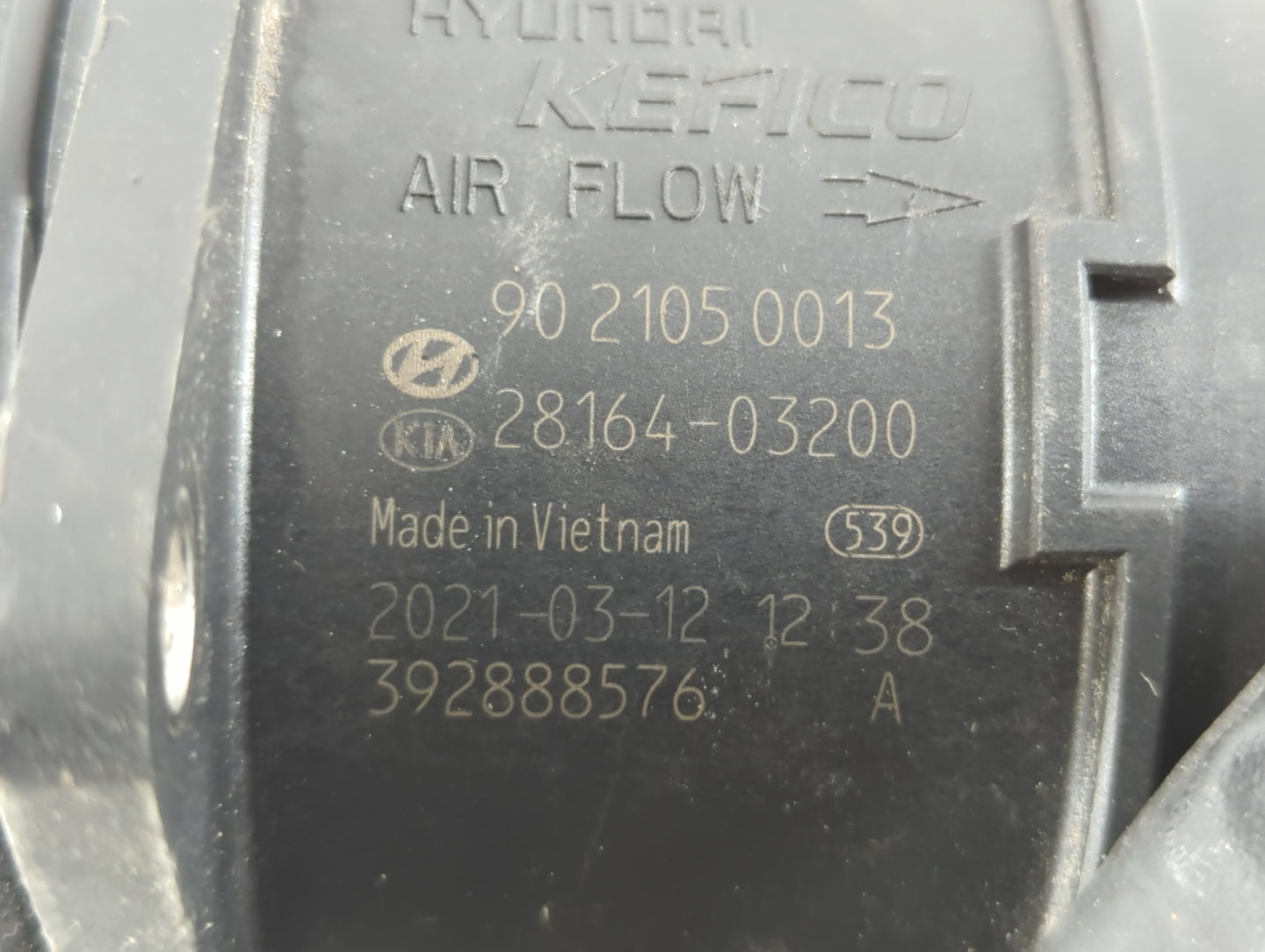 2023 Hyundai Elantra Mass Air Flow Meter Maf - Oemusedautoparts1.com