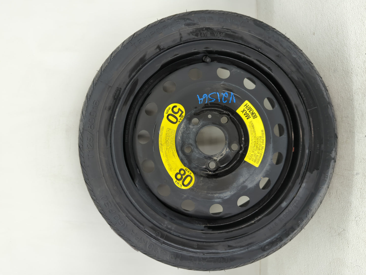 2018-2022 Hyundai Kona Spare Donut Tire Wheel Rim Oem - Oemusedautoparts1.com