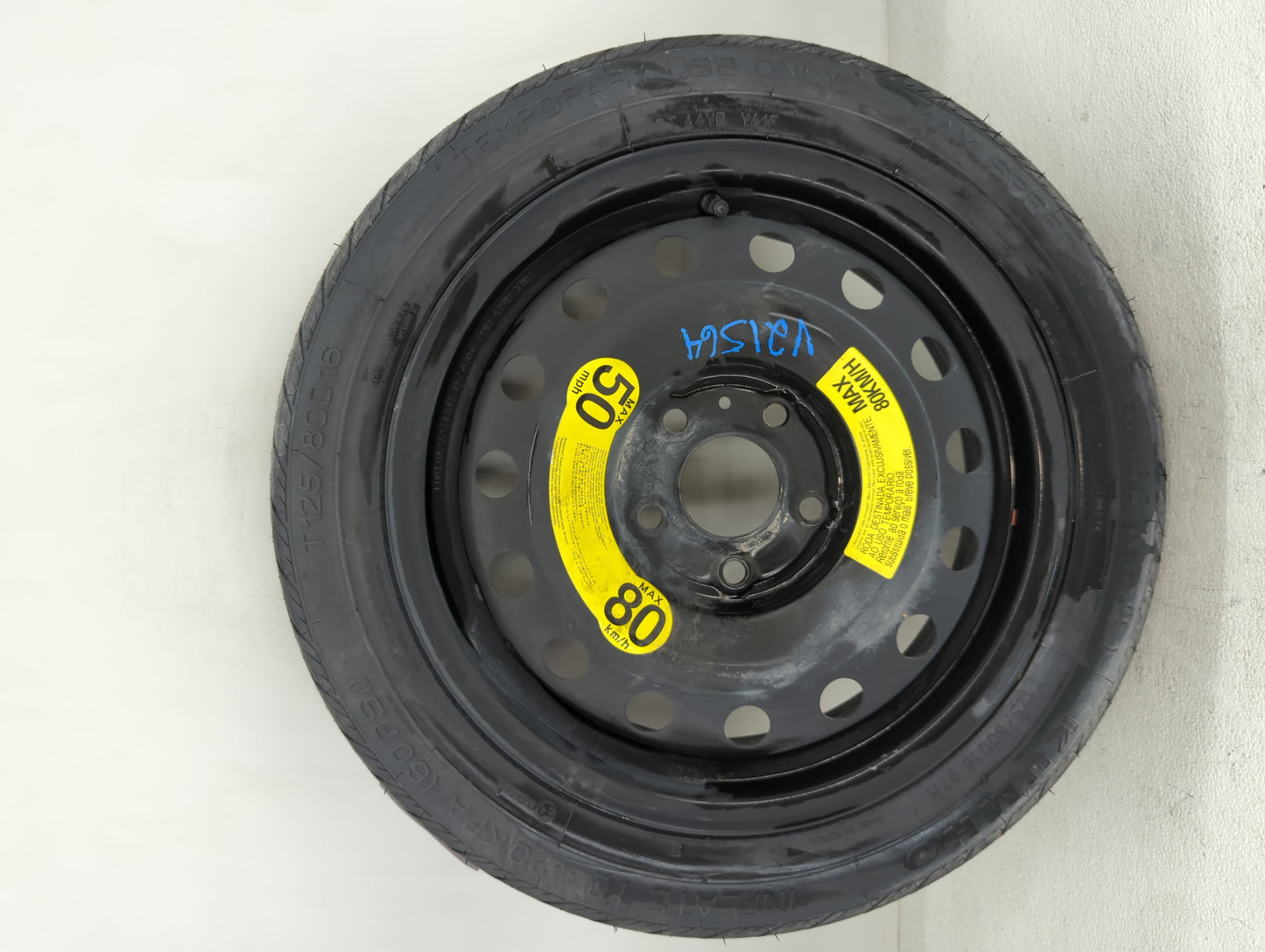 2018-2022 Hyundai Kona Spare Donut Tire Wheel Rim Oem - Oemusedautoparts1.com