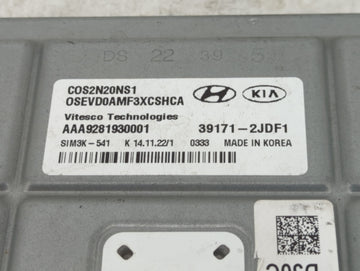2023 Hyundai Kona PCM Engine Control Computer ECU ECM PCU OEM P/N:39171-2JDF1 Fits OEM Used Auto Parts