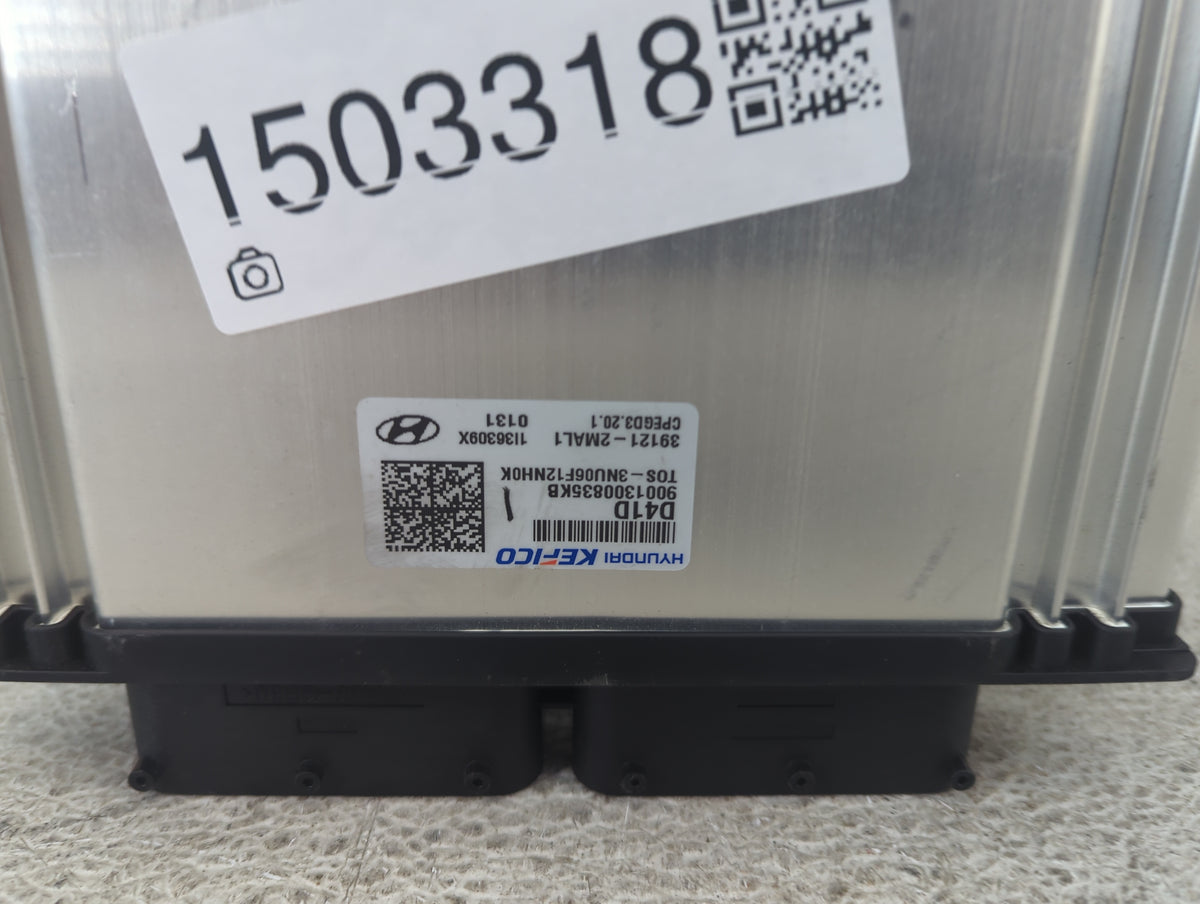 2022 Hyundai Kona PCM Engine Control Computer ECU ECM PCU OEM P/N:39121-2MAL1 TOS-3NU06F12NH0K, 9001300835KB, D41D Fits OEM 