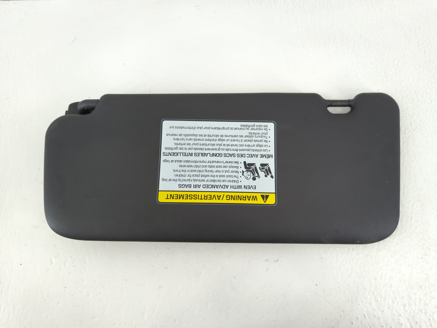 2022 Hyundai Kona Sun Visor Shade Replacement Passenger Right Mirror Fits OEM Used Auto Parts - Oemusedautoparts1.com