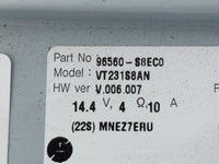 2023 Hyundai Palisade Radio AM FM Cd Player Receiver Replacement P/N:96560-S8EC0 Fits OEM Used Auto Parts - Oemusedautoparts