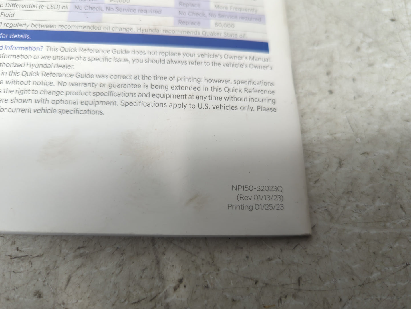 2023 Hyundai Palisade Owners Manual Book Guide P/N:S8MS7-CB001 OEM Used Auto Parts - Oemusedautoparts1.com