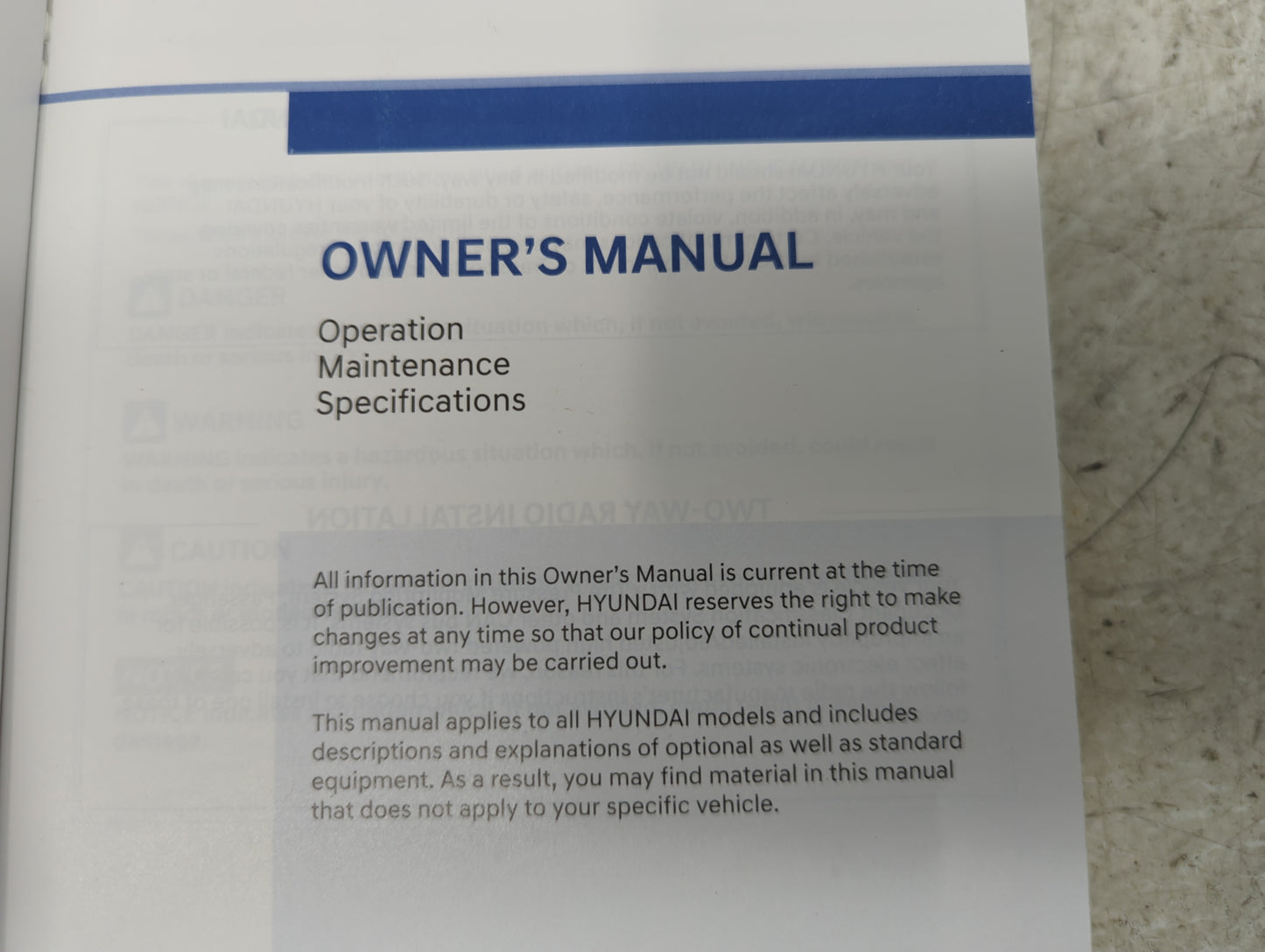 2023 Hyundai Palisade Owners Manual Book Guide P/N:PS8O-EU2DM OEM Used Auto Parts - Oemusedautoparts1.com