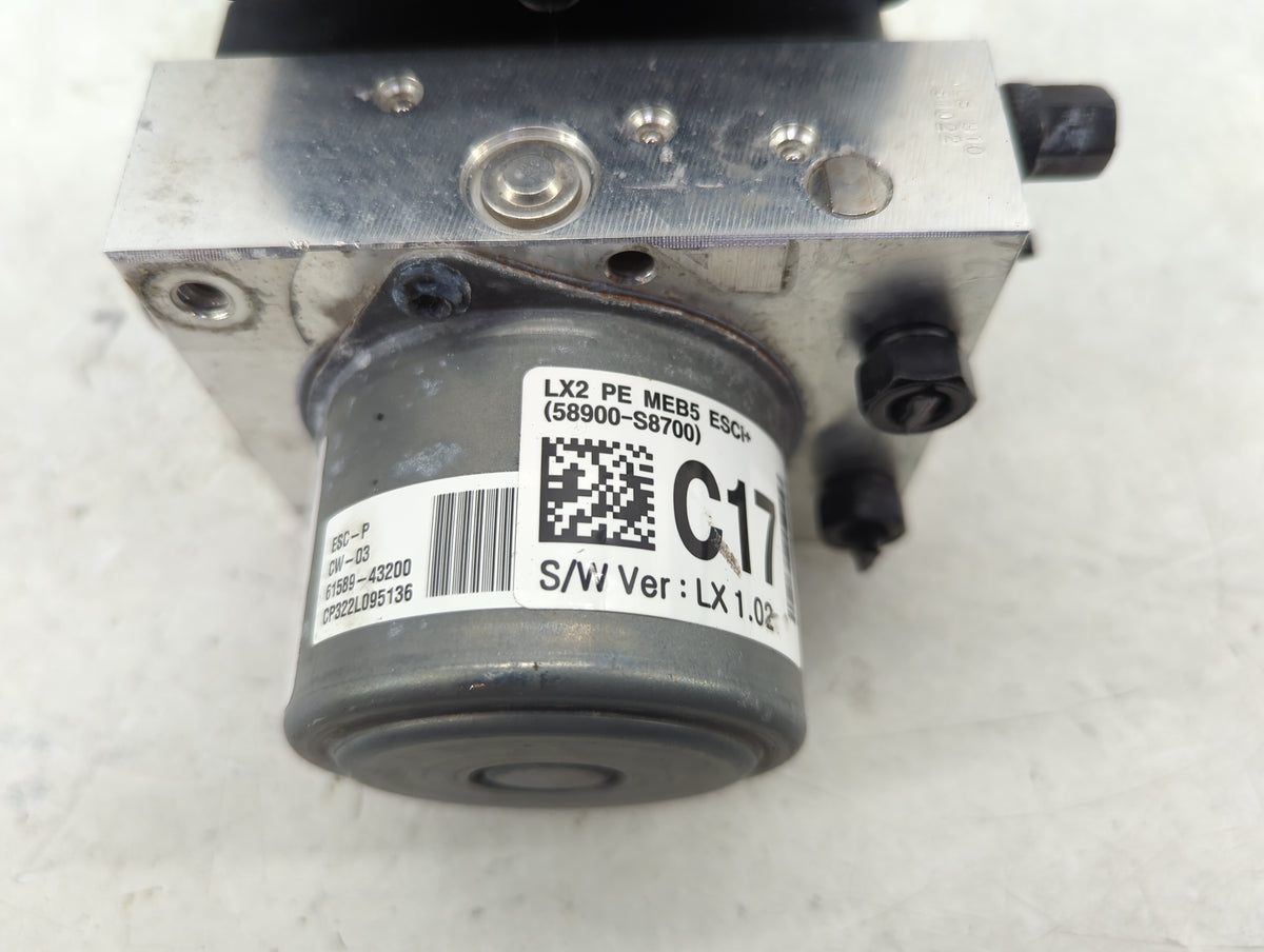 2023 Hyundai Palisade Anti-Lock Brake ABS Pump Module Actuator OEM P/N:61589-43200 58900-S8700 Fits OEM Used Auto Parts - Oe
