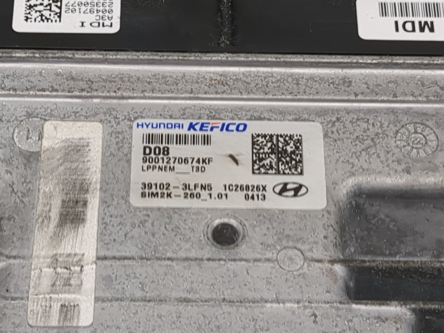 2023 Hyundai Palisade PCM Engine Control Computer ECU ECM PCU OEM P/N:39102-3LFN5 Fits OEM Used Auto Parts - Oemusedautopart