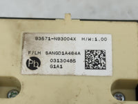 2023 Hyundai Santa Cruz Master Power Window Switch Replacement Driver Side Left P/N:93571-N293004X Fits Fits 2022 OEM Used A