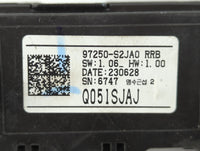 2021 Hyundai Santa Fe Climate Control Module Temperature AC/Heater Replacement P/N:97250-S2JA0 Fits OEM Used Auto Parts - Oe