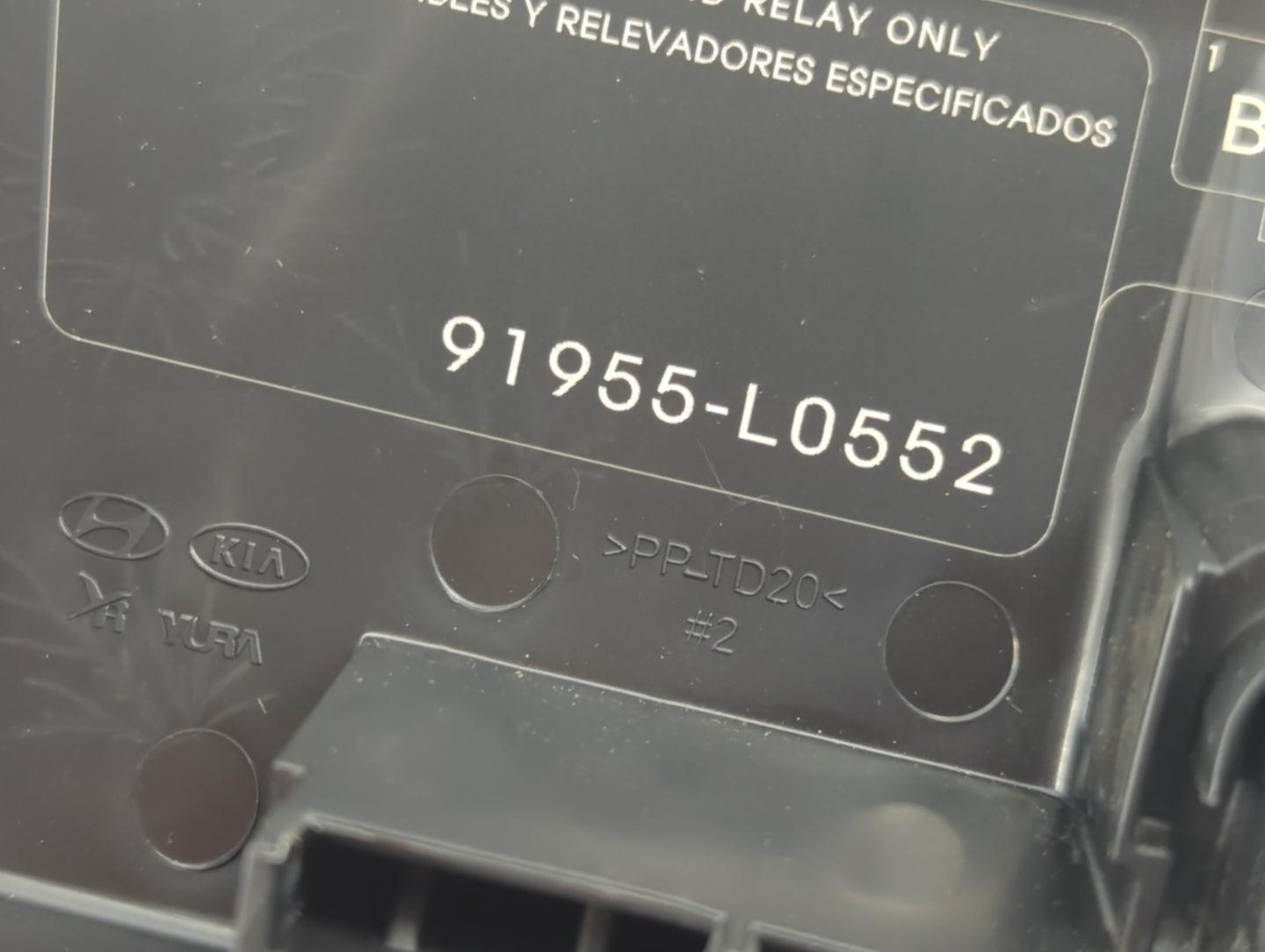 2020-2023 Hyundai Sonata Fusebox Fuse Box Panel Relay Module P/N:91955-L0552 Fits Fits 2020 2021 2022 2023 OEM Used Auto Par