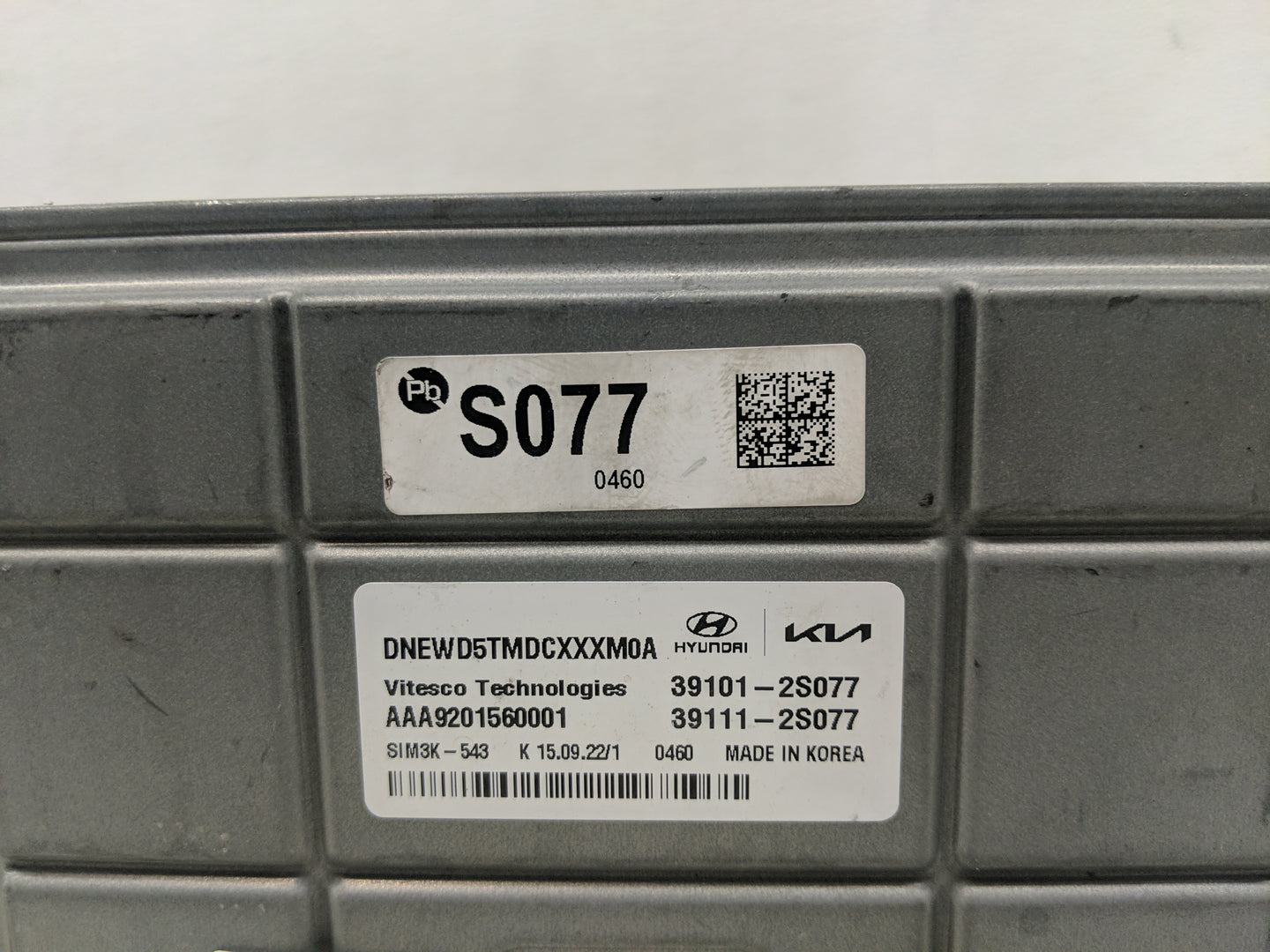2023 Hyundai Sonata PCM Engine Control Computer ECU ECM PCU OEM P/N:39111-2S077 39101-2S077 Fits OEM Used Auto Parts - Oemus