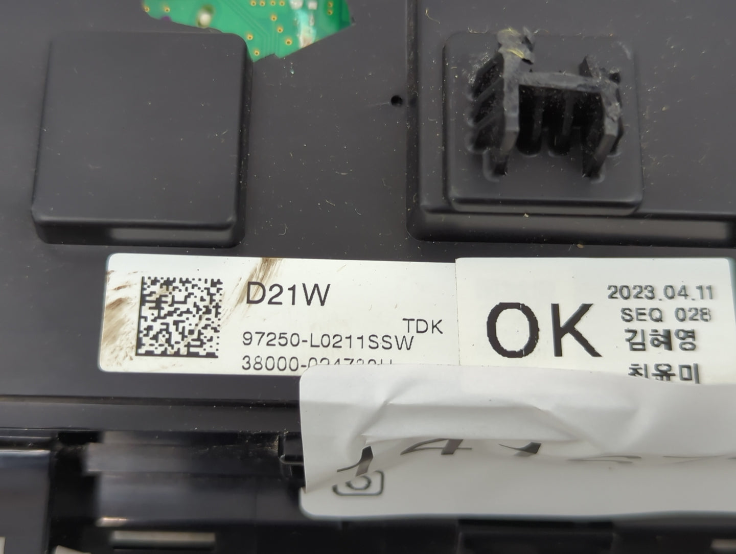 2023 Hyundai Sonata Climate Control Module Temperature AC/Heater Replacement P/N:97250-L0211SSW Fits OEM Used Auto Parts - O