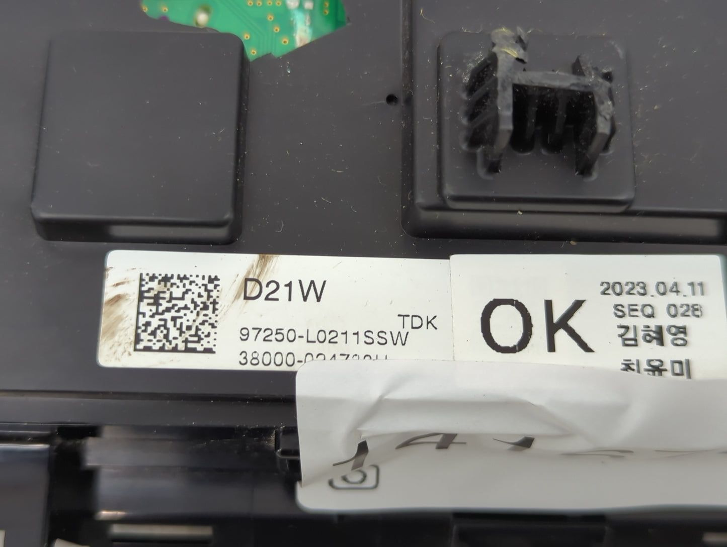 2023 Hyundai Sonata Climate Control Module Temperature AC/Heater Replacement P/N:97250-L0211SSW Fits OEM Used Auto Parts - O