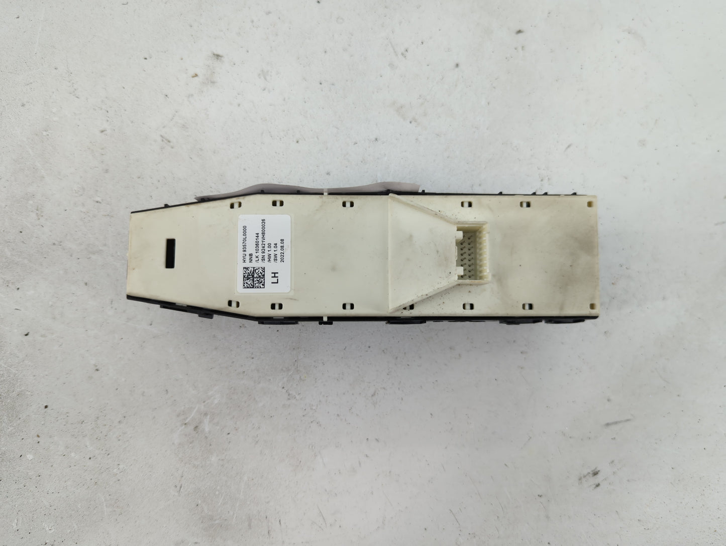 2020-2023 Hyundai Sonata Master Power Window Switch Replacement Driver Side Left Fits Fits 2020 2021 2022 2023 OEM Used Auto