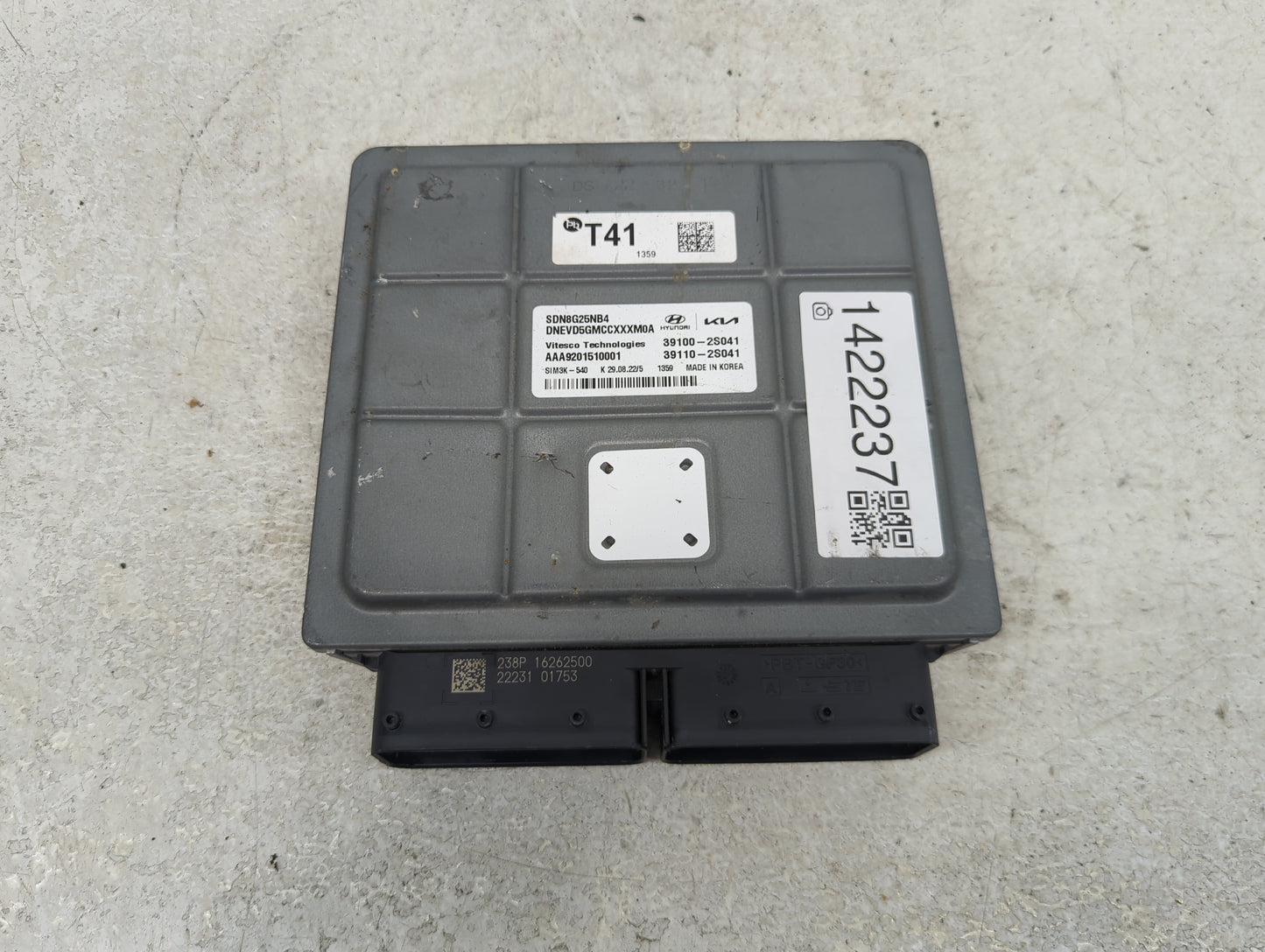 2023 Hyundai Sonata PCM Engine Control Computer ECU ECM PCU OEM P/N:39100-2S041 39110-2S041, SDN8G25NB4, DNEVD5GMCCXXXM0A Fi