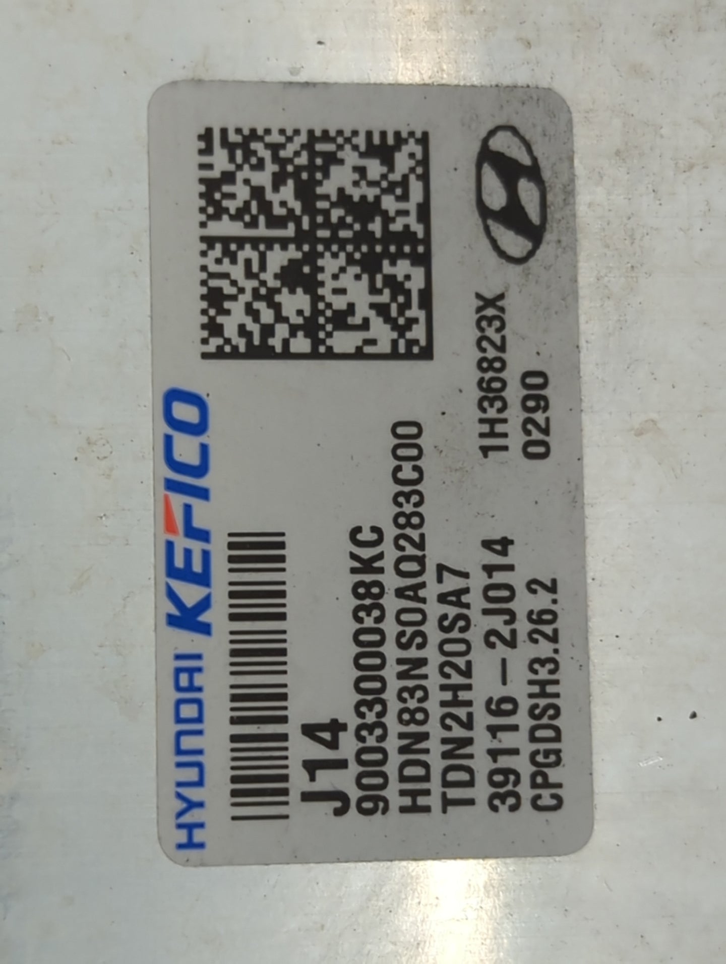 2023 Hyundai Sonata PCM Engine Control Computer ECU ECM PCU OEM P/N:39106-2J014 39116-2J014, 9003300038KC, HDN83NS0AQ283C00 