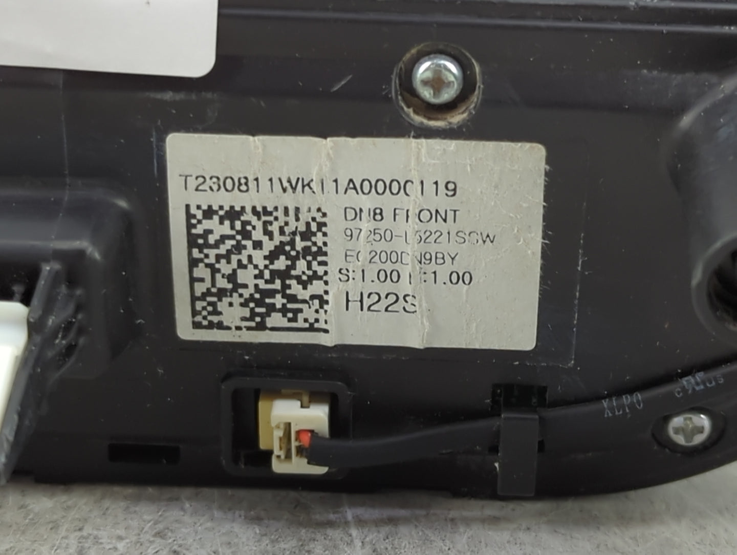2020-2023 Hyundai Sonata Climate Control Module Temperature AC/Heater Replacement P/N:97250-L5221SSW T230811WKI1A0000119 Fit