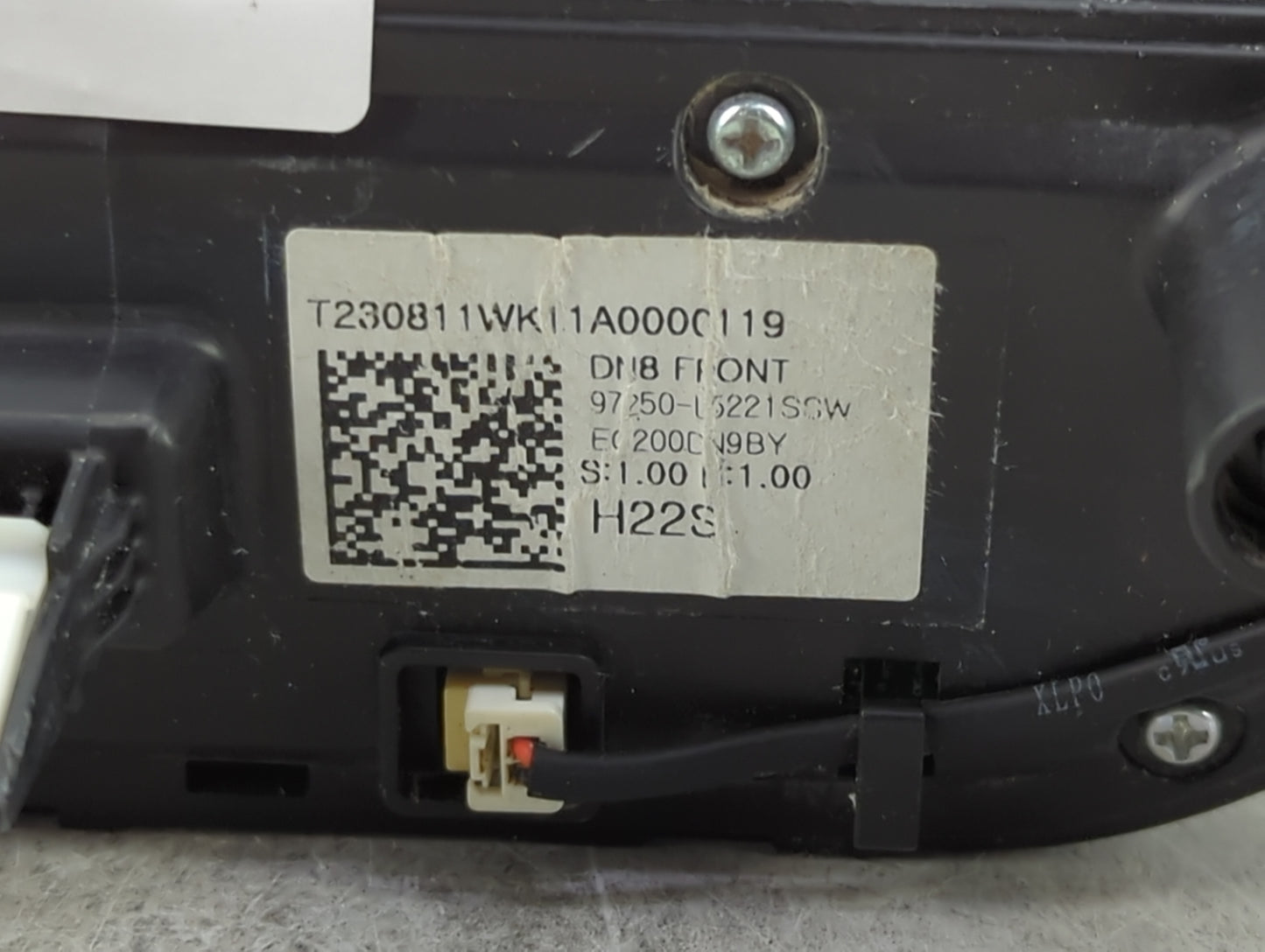 2020-2023 Hyundai Sonata Climate Control Module Temperature AC/Heater Replacement P/N:97250-L5221SSW T230811WKI1A0000119 Fit