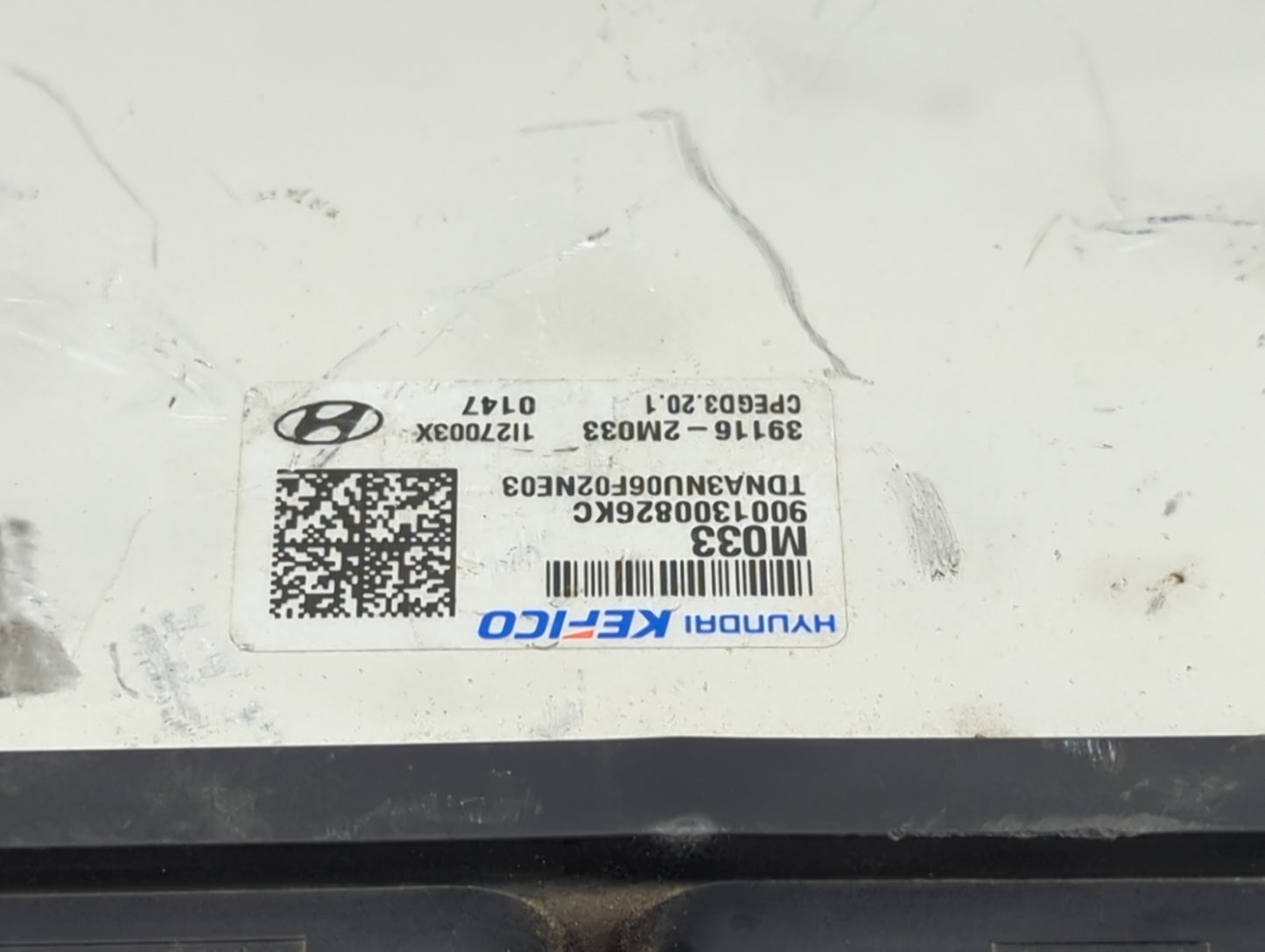 2023 Hyundai Sonata PCM Engine Control Computer ECU ECM PCU OEM P/N:39106-2M033, 39116-2M033, 9001300826KC, TDNA3NU06F02NE03