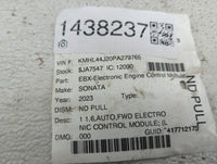 2023 Hyundai Sonata PCM Engine Control Computer ECU ECM PCU OEM P/N:39106-2M033, 39116-2M033, 9001300826KC, TDNA3NU06F02NE03
