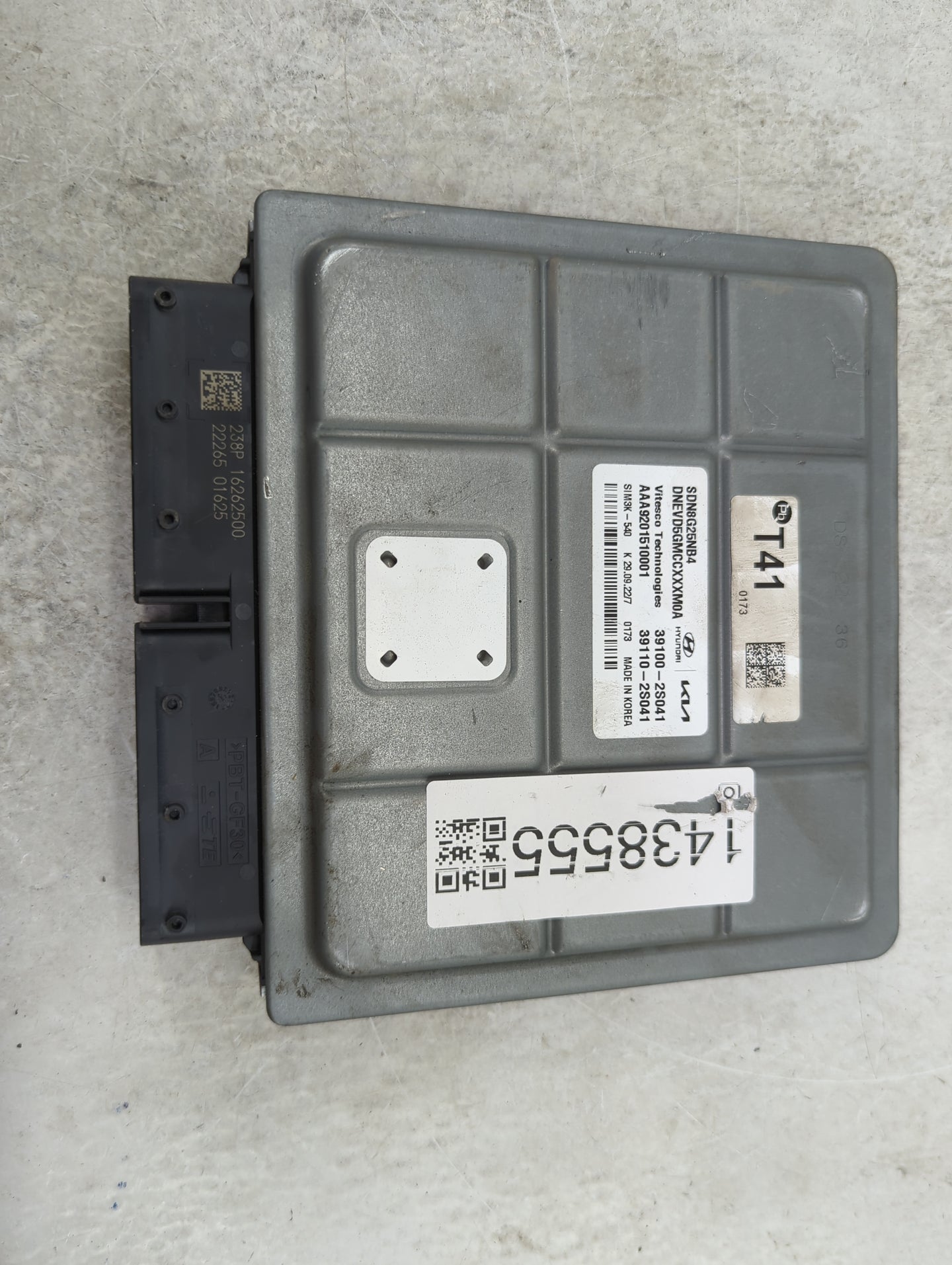 2023 Hyundai Sonata PCM Engine Control Computer ECU ECM PCU OEM P/N:39100-2S041 39110-2S041, SDN8G25NB4, DNEVD5GMCCXXXM0A Fi
