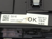 2023 Hyundai Sonata Climate Control Module Temperature AC/Heater Replacement P/N:97250-L0211PEE 38000-030660H Fits OEM Used 