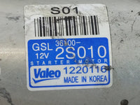 2022 Hyundai Tucson Car Starter Motor Solenoid OEM P/N:1220116 36100-2S010 Fits Fits 2020 2021 2023 OEM Used Auto Parts - Oe