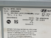 2022 Hyundai Tucson Radio AM FM Cd Player Receiver Replacement P/N:96160-CW010 Fits OEM Used Auto Parts - Oemusedautoparts1.