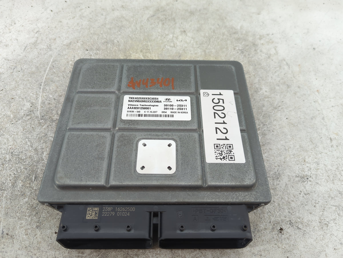 2023 Hyundai Tucson PCM Engine Control Computer ECU ECM PCU OEM P/N:39100-2S311 39110-2S311, TNX4G25X0XSC3SS4, AAA9281250001