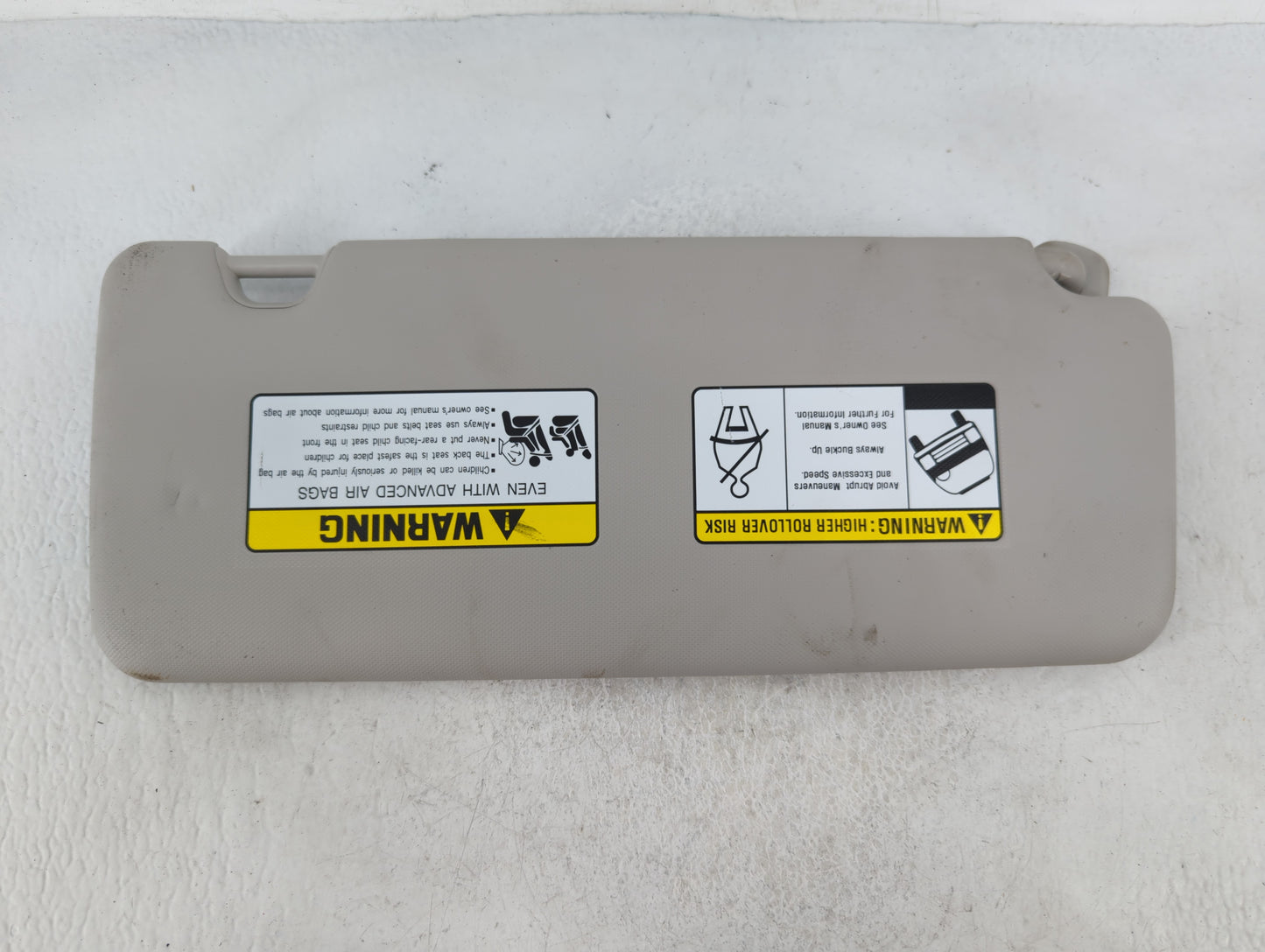 2022 Hyundai Tucson Sun Visor Shade Replacement Passenger Right Mirror Fits OEM Used Auto Parts - Oemusedautoparts1.com