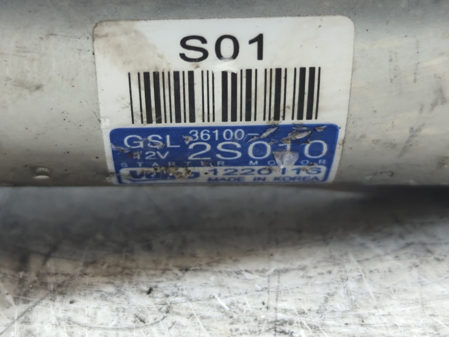 2022 Hyundai Tucson Car Starter Motor Solenoid OEM P/N:36100-2S010 Fits Fits 2020 2021 2023 OEM Used Auto Parts - Oemusedaut