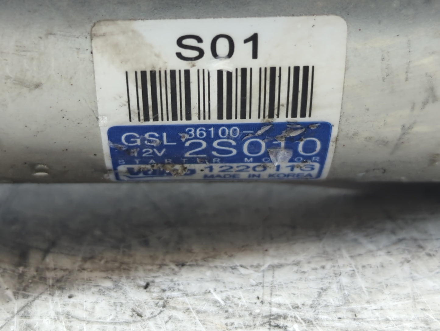 2022 Hyundai Tucson Car Starter Motor Solenoid OEM P/N:36100-2S010 Fits Fits 2020 2021 2023 OEM Used Auto Parts - Oemusedaut