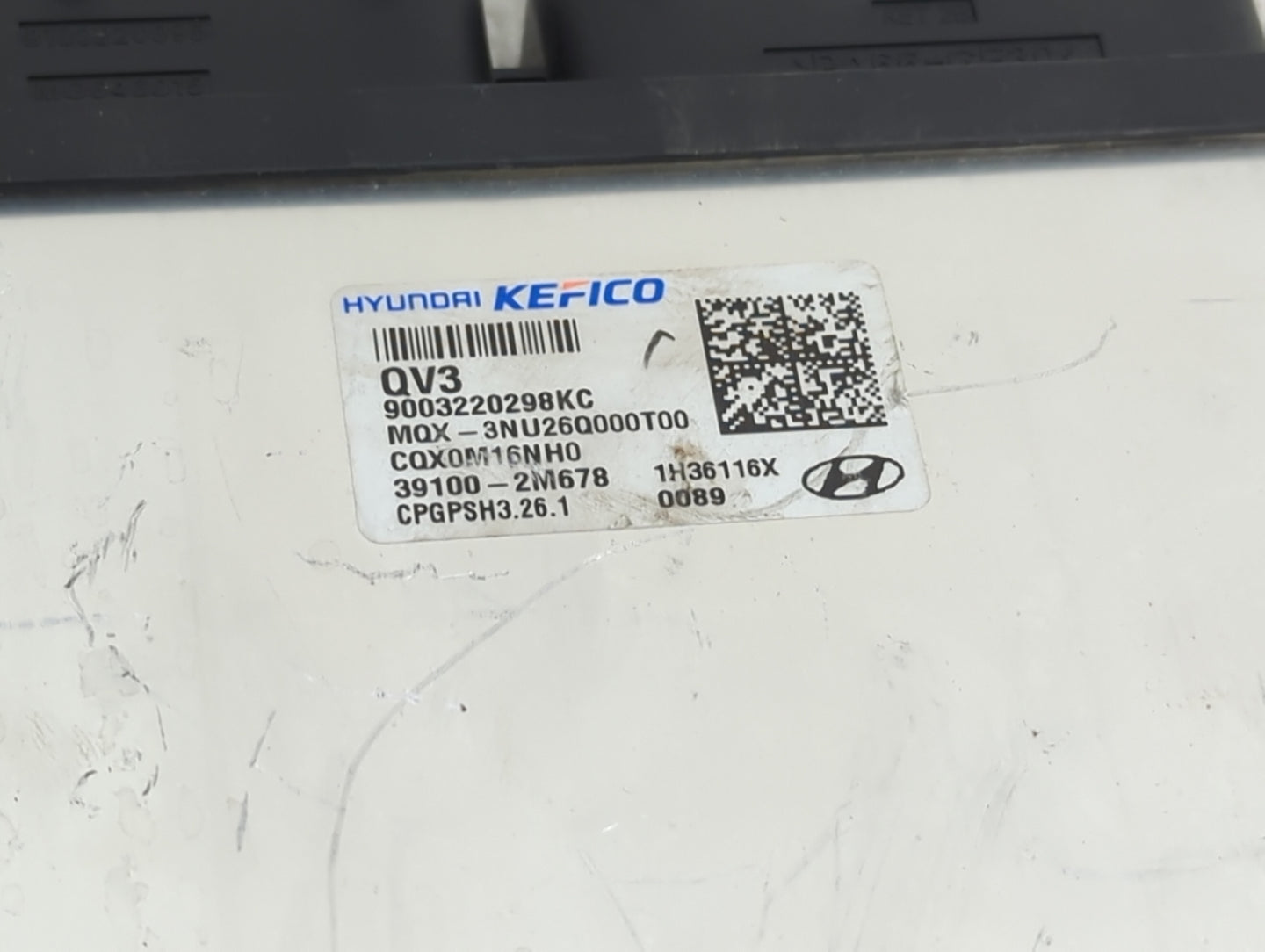 2023 Hyundai Venue PCM Engine Control Computer ECU ECM PCU OEM P/N:MQX-3NU26Q000T00 CQX0M16NH0, CPGPSH3.26..1, 9003220298KC 