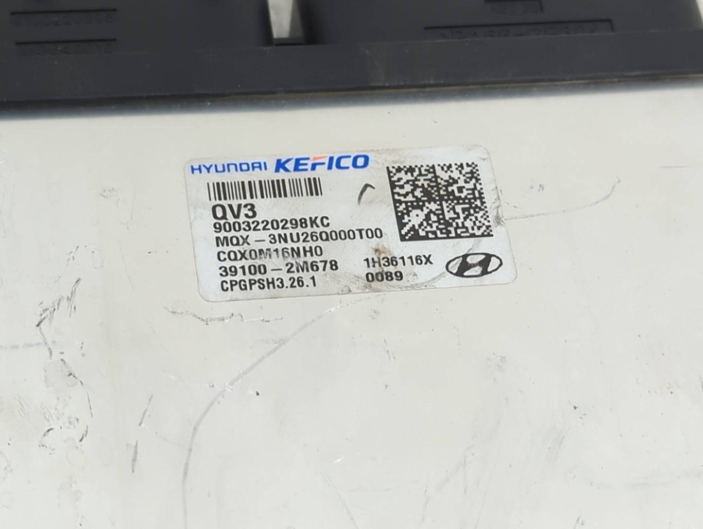 2023 Hyundai Venue PCM Engine Control Computer ECU ECM PCU OEM P/N:MQX-3NU26Q000T00 CQX0M16NH0, CPGPSH3.26..1, 9003220298KC 