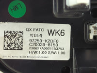 2023 Hyundai Venue Climate Control Module Temperature AC/Heater Replacement P/N:97250-K2DF0 C20039-8150 Fits OEM Used Auto P