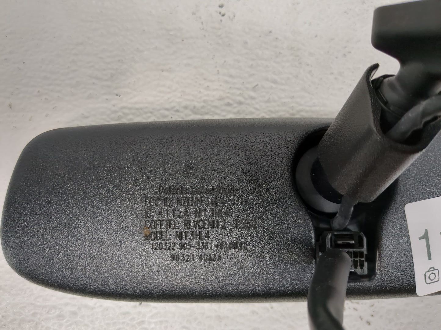 2020 Infiniti Q50 Interior Rear View Mirror Replacement OEM Fits Fits 2021 2022 OEM Used Auto Parts - Oemusedautoparts1.com